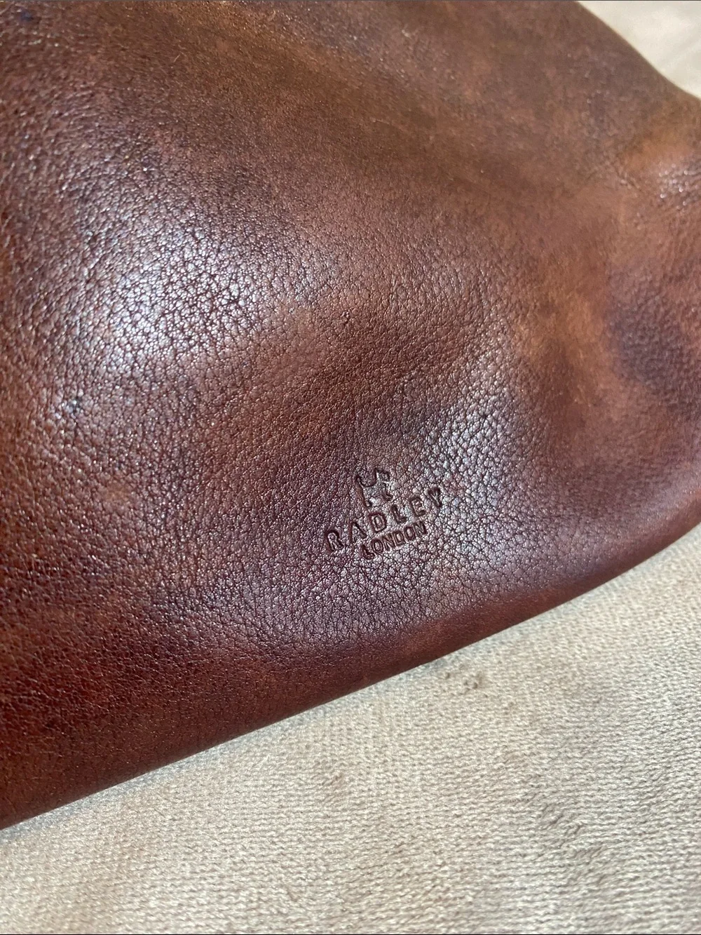 Radley London Brown Leather Crossbody Bag